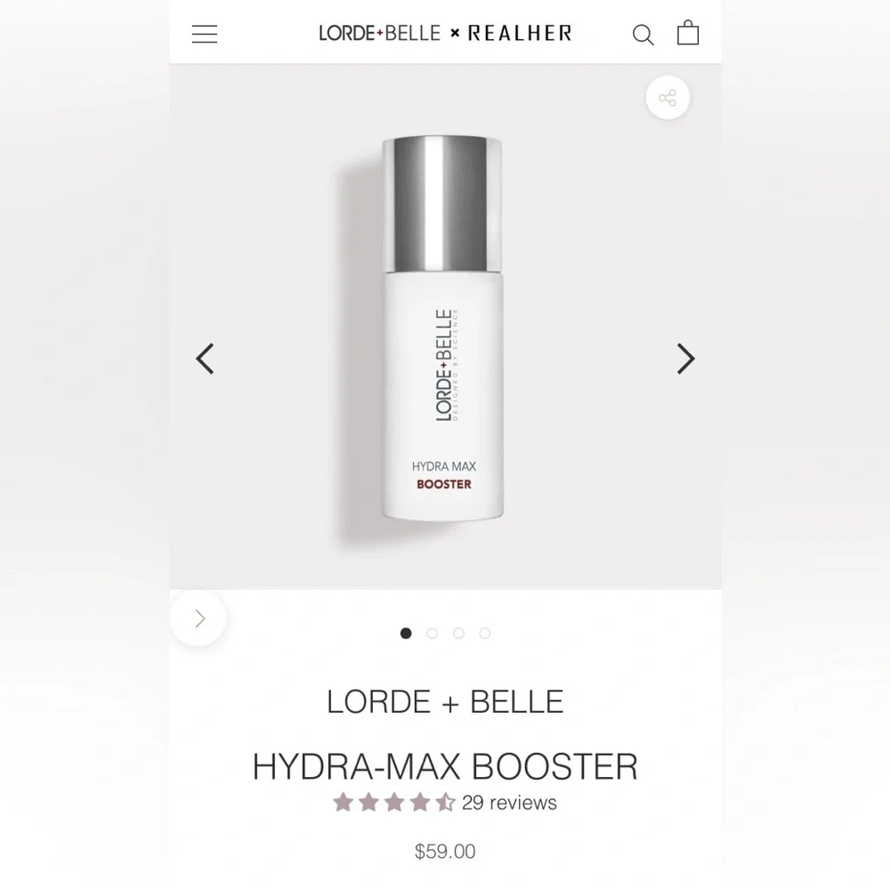 LORDE AND BELLE HYDRA MAX BOOSTER - NIB - $59 RETAIL - SOLD OUT ONLINE - Picture 2 of 3